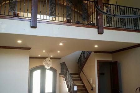 Custom handrail and staircase